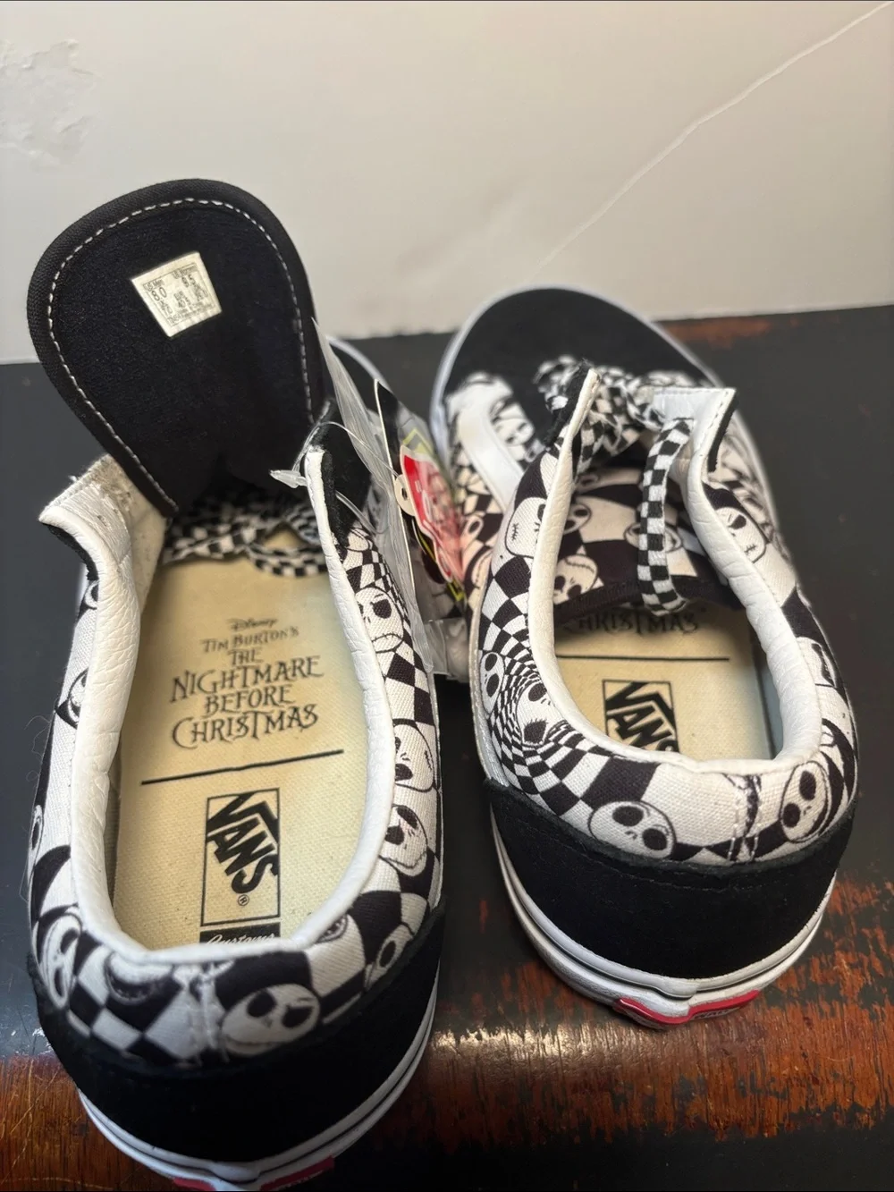 NWT Vans Nightmare Before Christmas Collaboration Sneakers ( Jack Skellington)